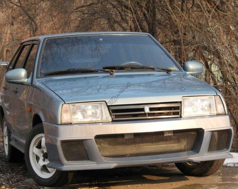 Накладка на передний бампер ваз 2109