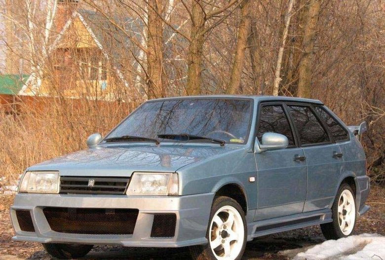 Передний бампер ваз 2114 на 2109