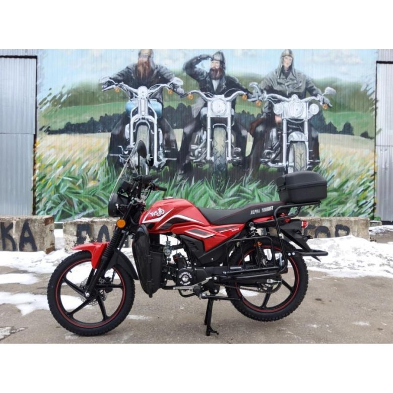 Мопед альфа турист 110