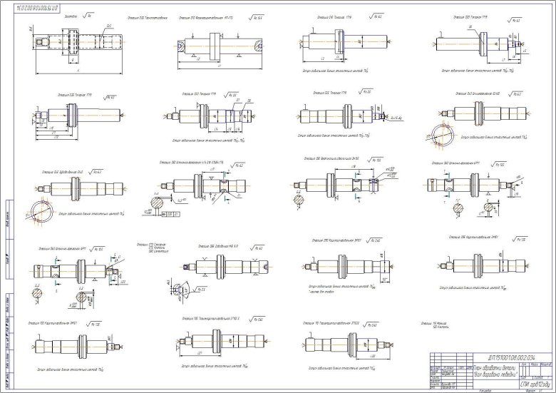 Технологический процесс изготовления детали