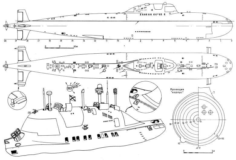 Подводная лодка пр 705к лира