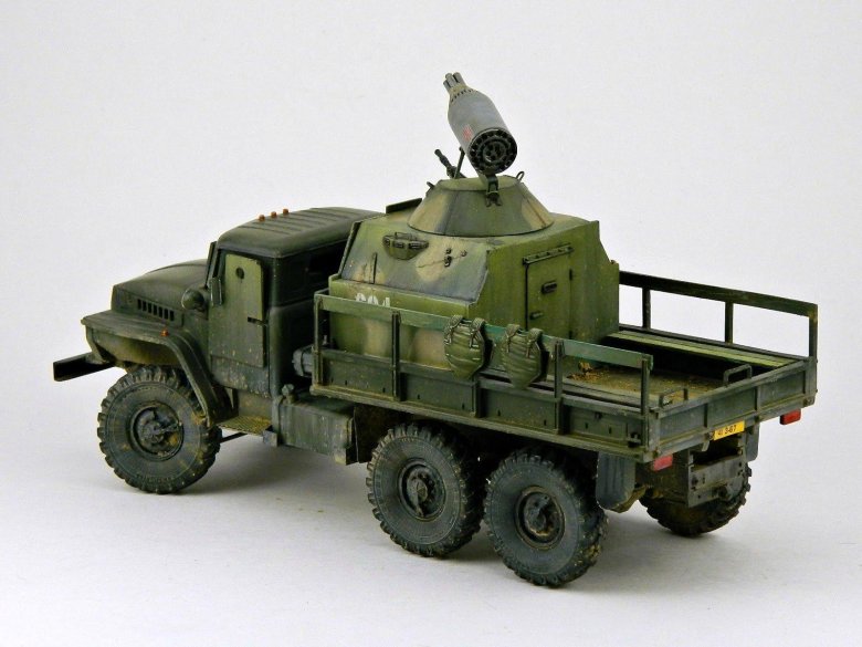 Урал 4320 трумпетер