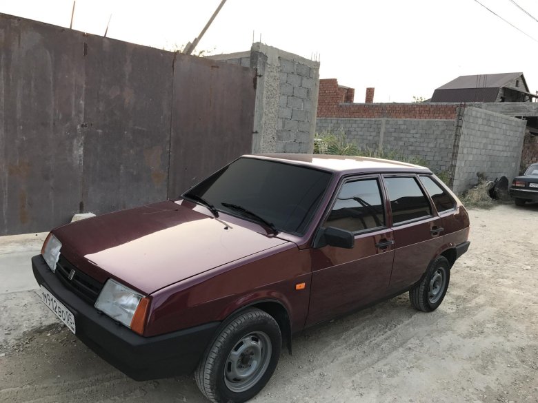 Ваз 2109 вишневая