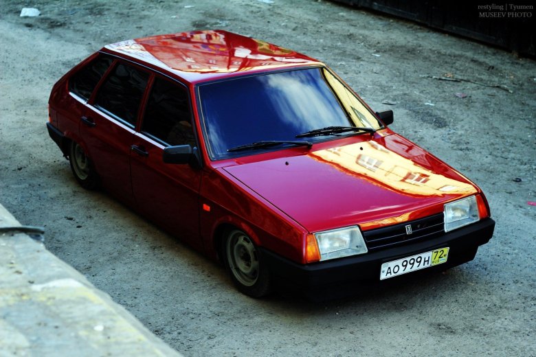 Ваз 2109 вишневая бпан