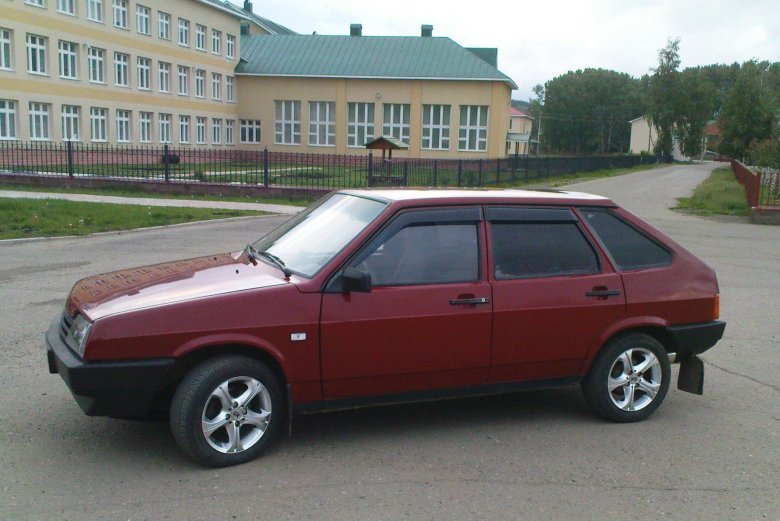 Ваз 2109 вишневый металлик