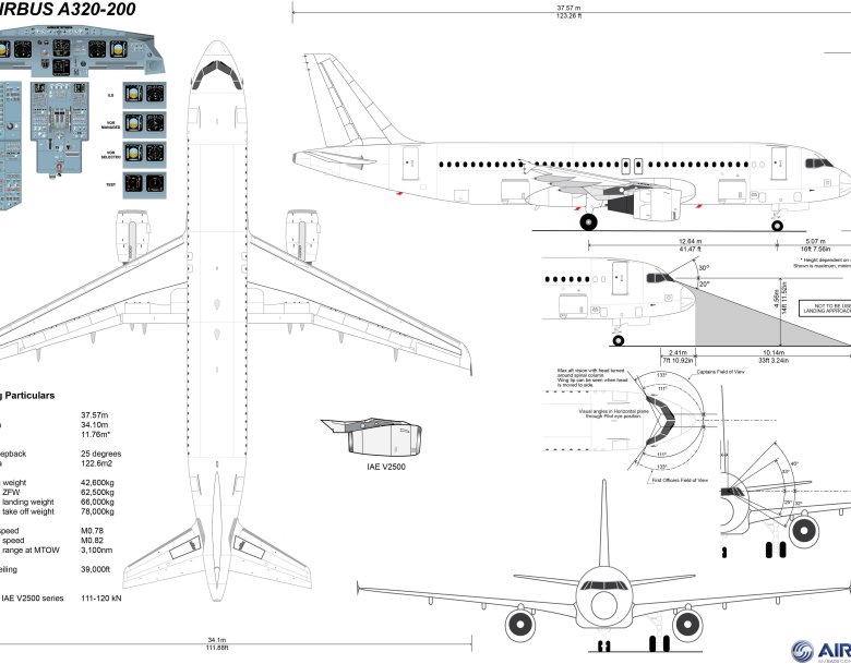 А320 нео схема