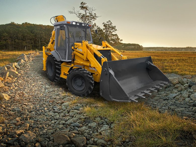 Экскаватор-погрузчик liugong clg777a