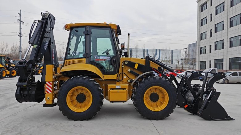 Экскаватор погрузчик shanmon 388 h