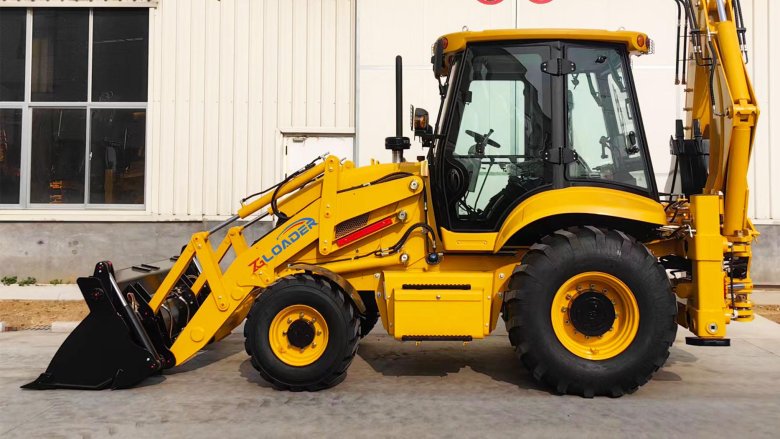 Фронтальный погрузчик экскаватор