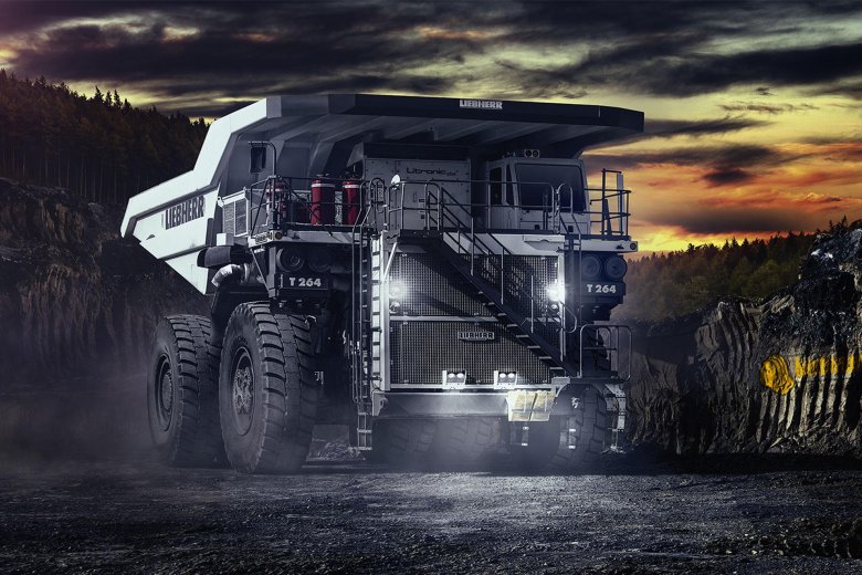 Самосвал либхер т264 карьерный