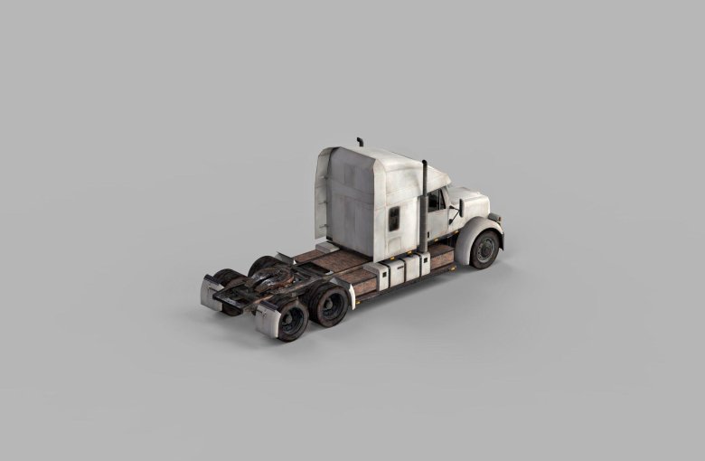 Грузовик 3д модель
