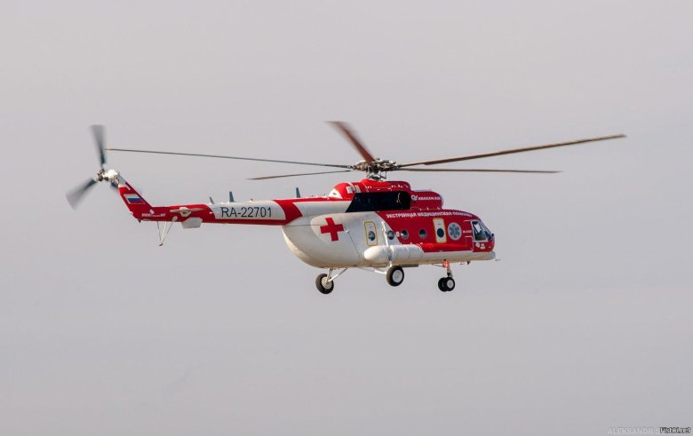 Санитарный вертолет ми-8