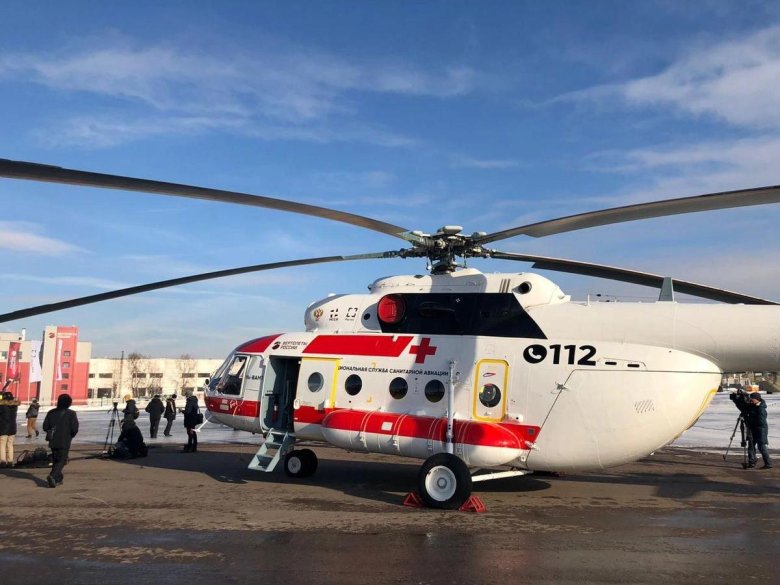 Вертолет ми-8 санавиация