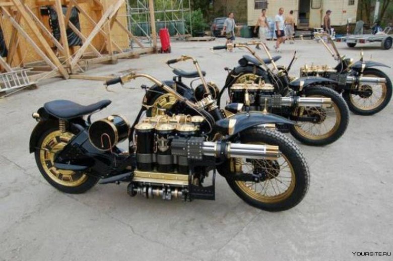 Мото в стиле стимпанк