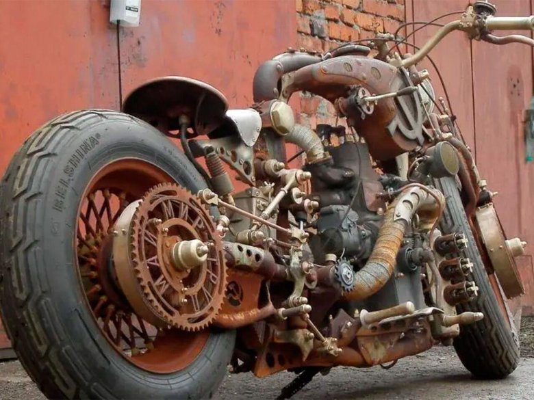 Тульский стимпанк мотоцикл
