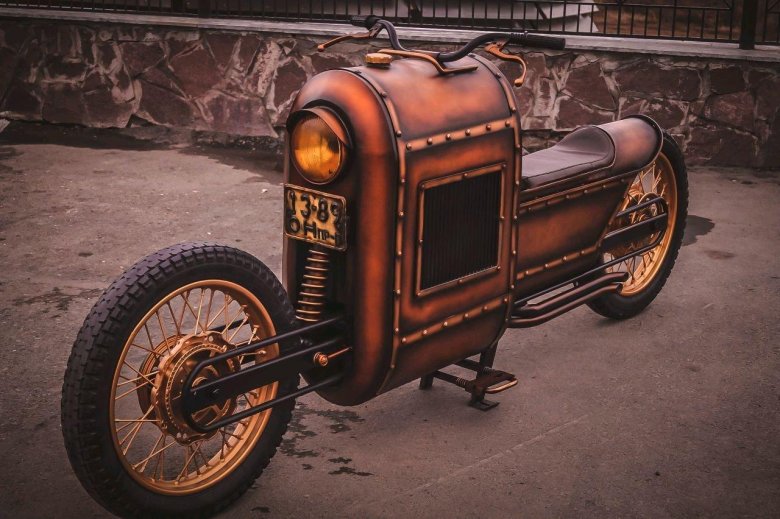 Steampunk мотоцикл