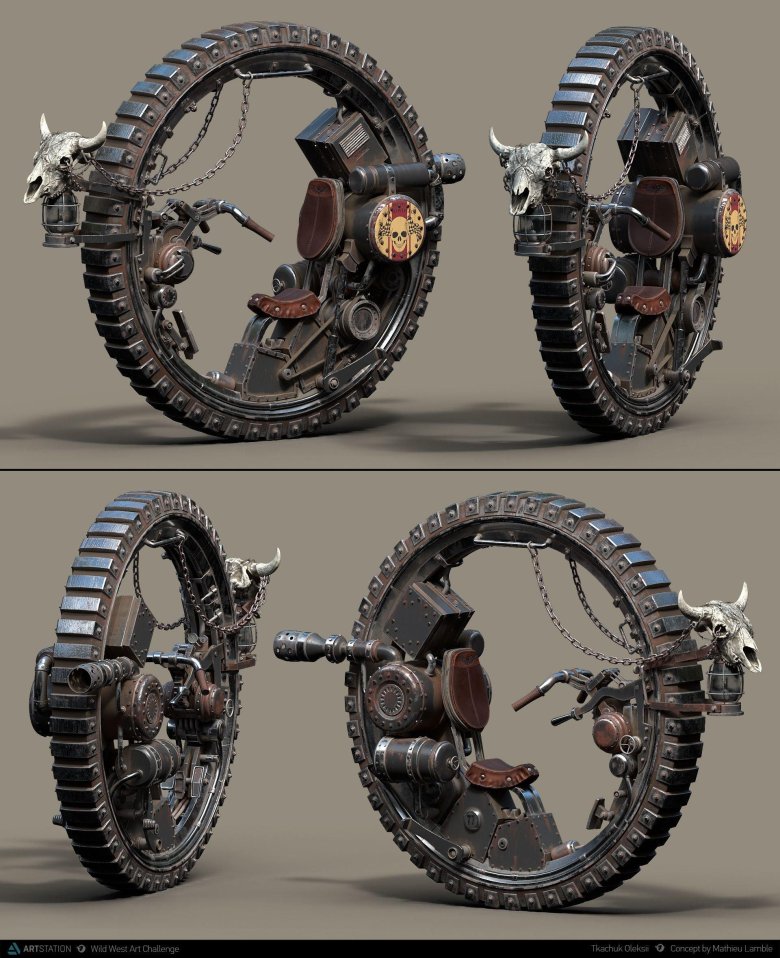 Wolfenstein monowheel