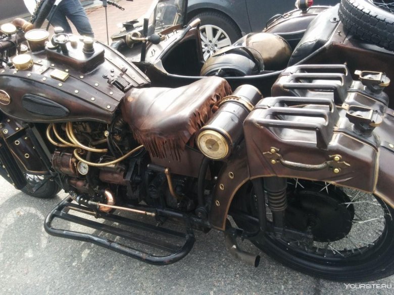 Мотоцикл урал стимпанк