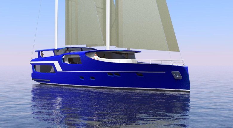 Парусно-моторная яхта sol-1350