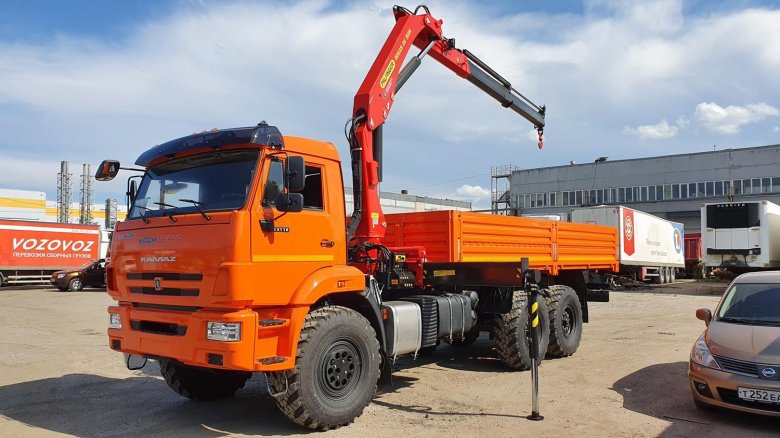 Бортовой камаз 43118 манипулятор