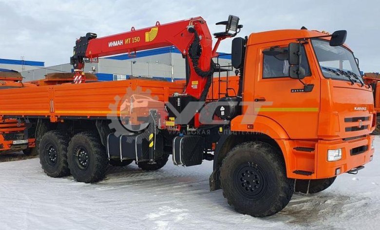 Камаз 43118 с кму инман ит-150