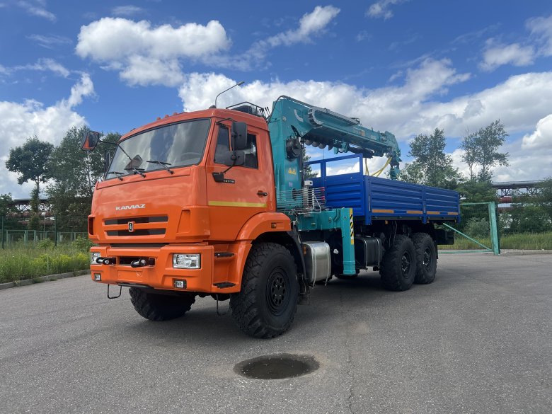 Камаз 43118 с манипулятором