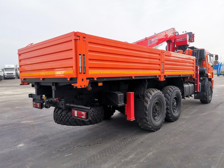 Камаз бортовой с кму