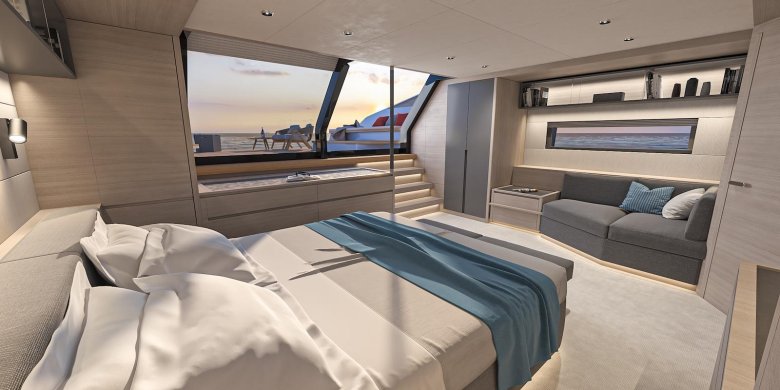 Яхта феретти 500