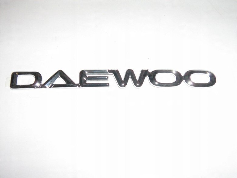 Надпись daewoo