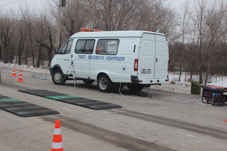 Передвижной пост весового контроля