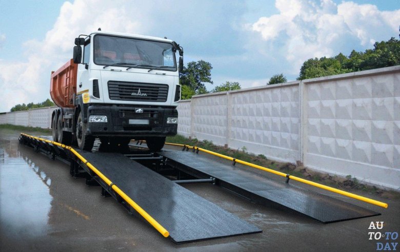 Автомобильные весы поосного взвешивания