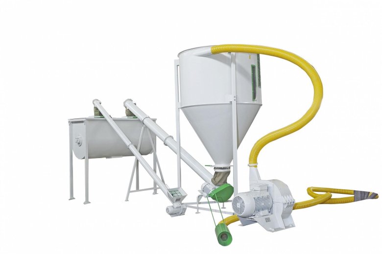 Комбикормовый мини завод мельница смеситель