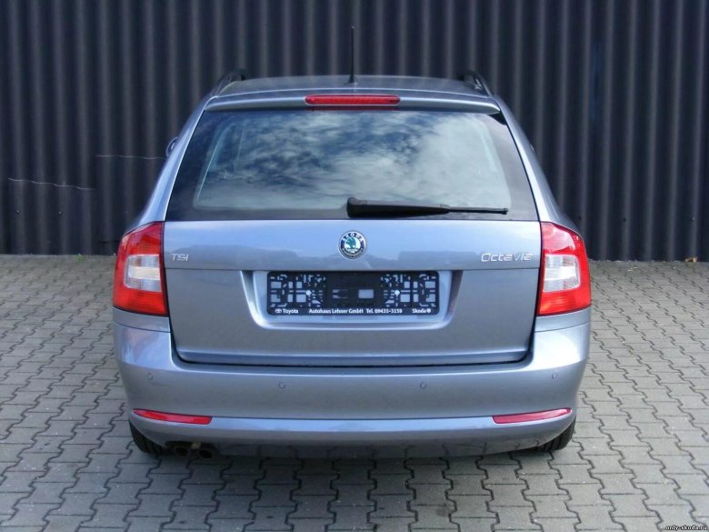 Октавия а5 сзади