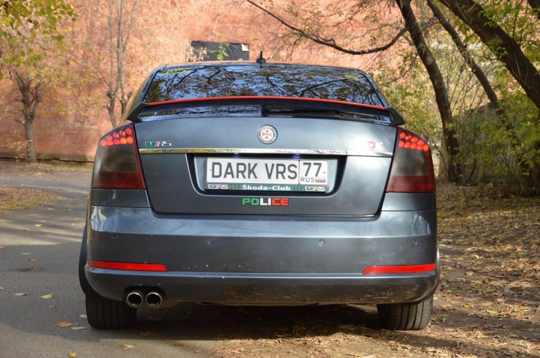Шкода Октавия а5 сзади