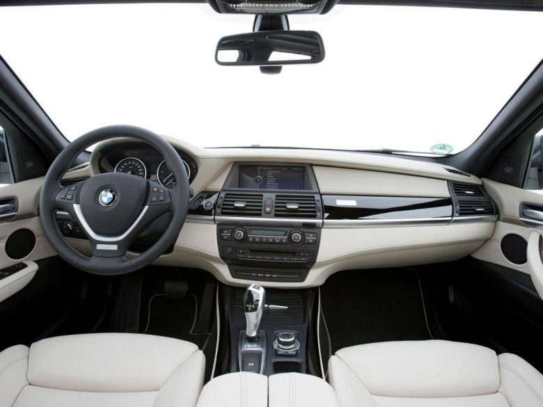 BMW x5 e70 белый салон