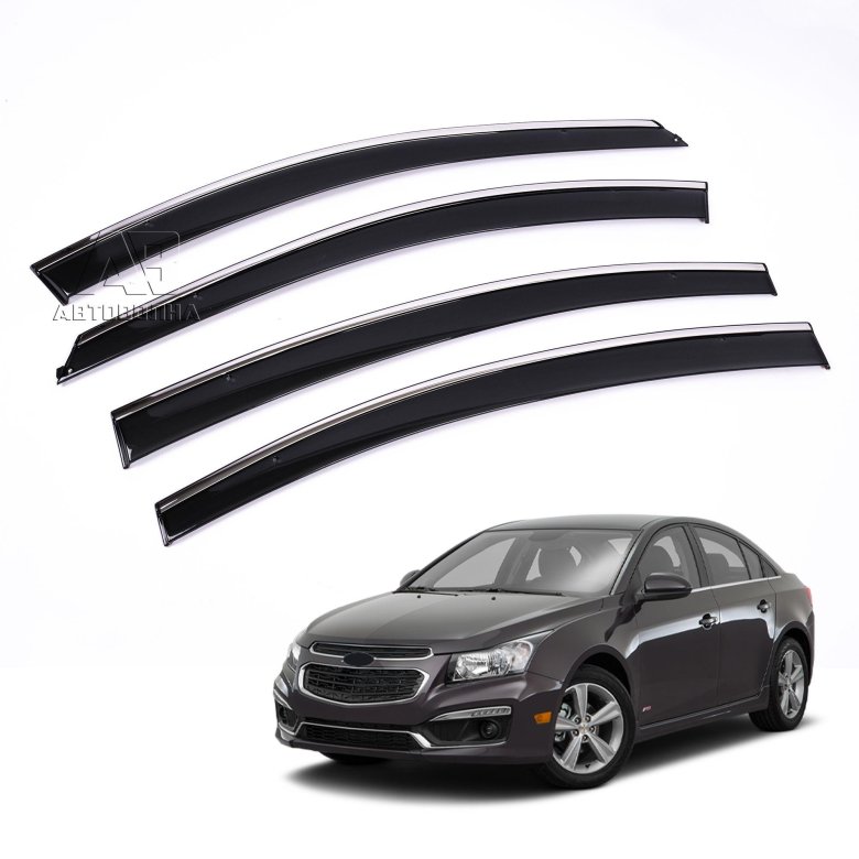 Дефлекторы боковых окон для chevrolet cruze