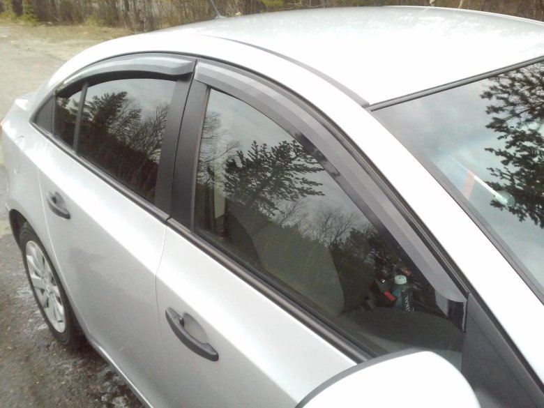 Дефлекторы боковых окон для chevrolet cruze