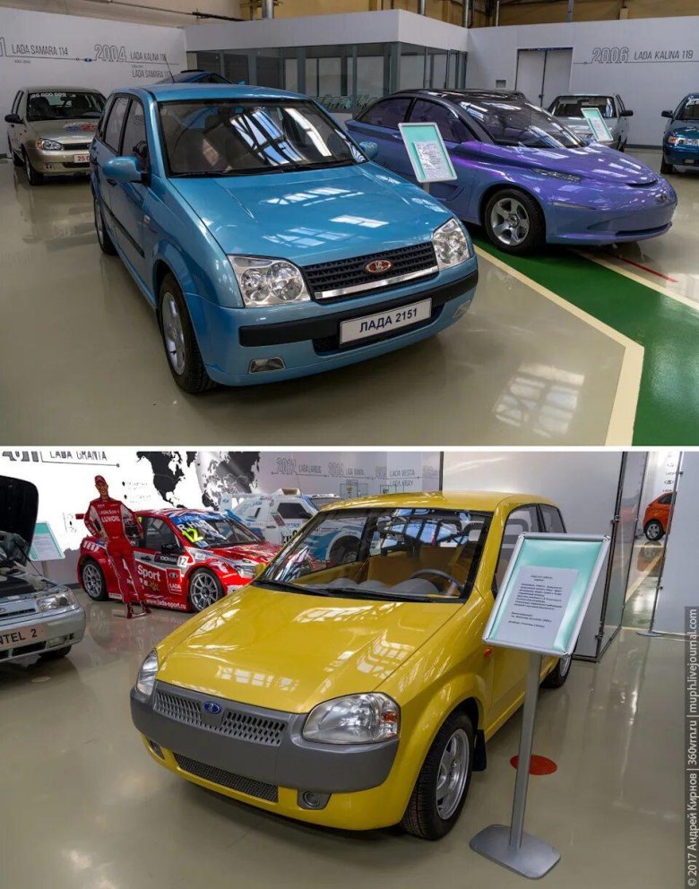 Музей АВТОВАЗА прототипы ВАЗ 2110