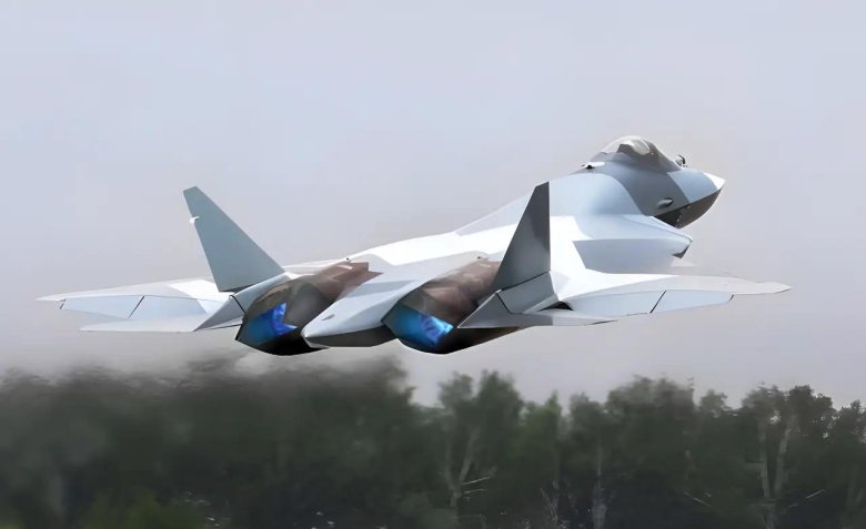 Су-57 двухдвигательный реактивный самолёт