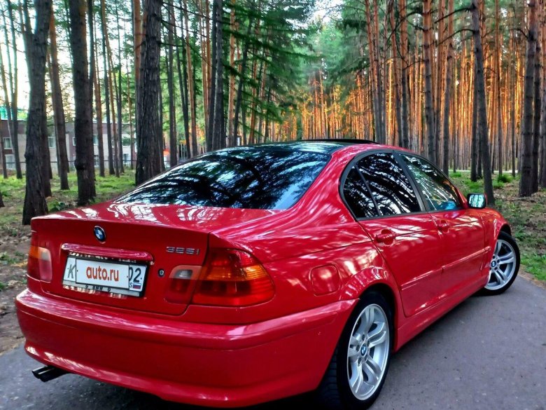 E46 красная
