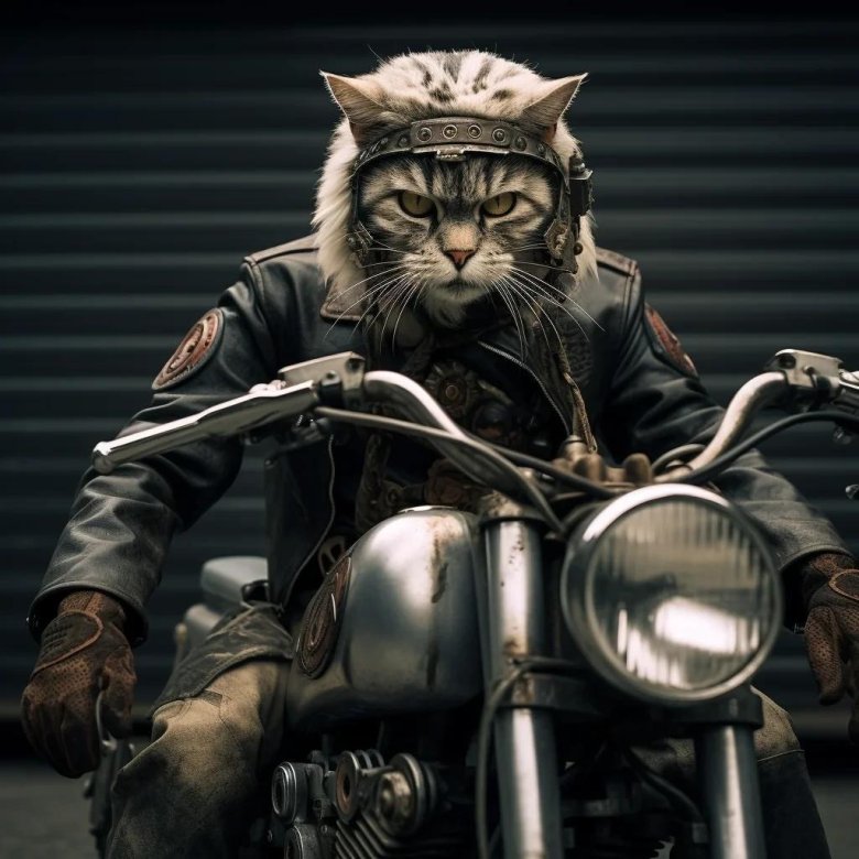 Коты байкеры