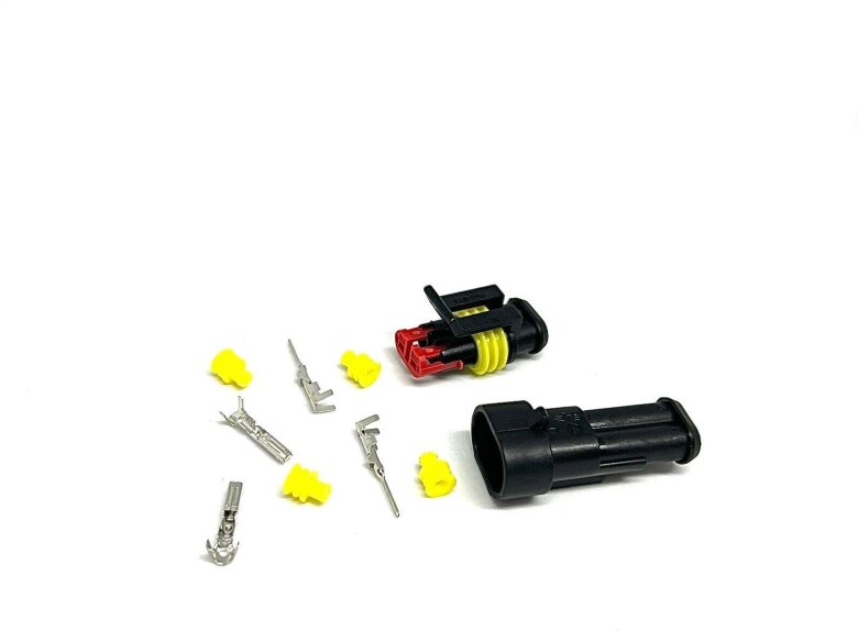 Разъем/колодка автомобильный штекер-гнездо с проводами 5 контакт