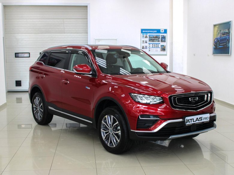 Geely atlas pro красный