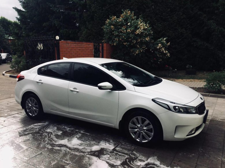 Киа Церато 2017 белая