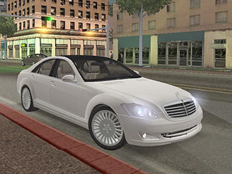 Mercedes w221 City car Driving