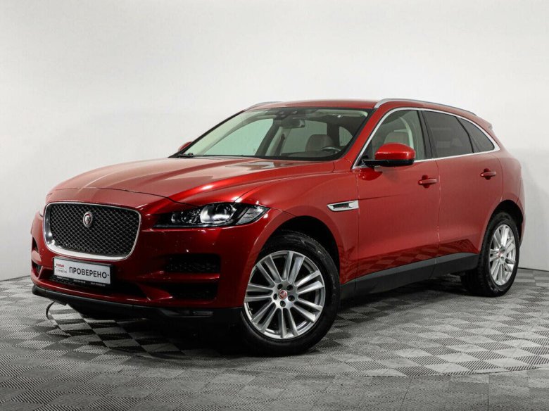 Ягуар джип красный