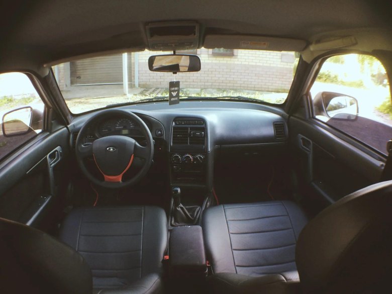 Черный салон ВАЗ 2112