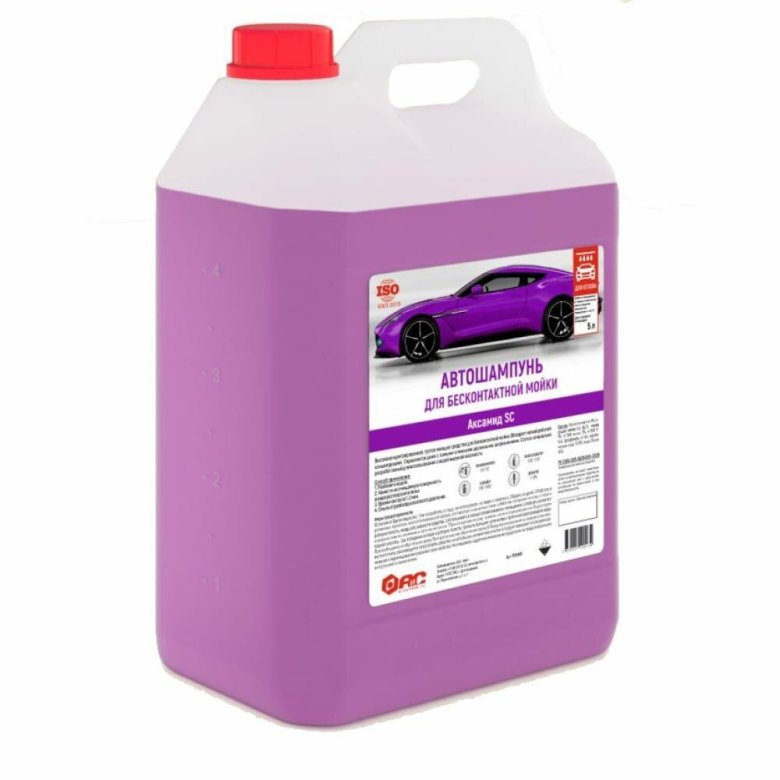 Автошампунь аксамид sc синий для бесконтактной мойки 5л аис 7010795