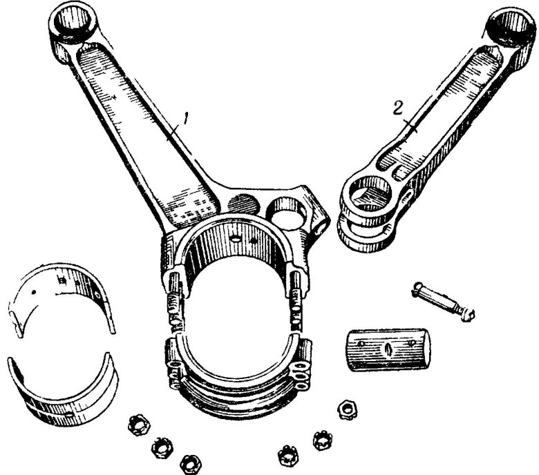 Прицепной шатун д49