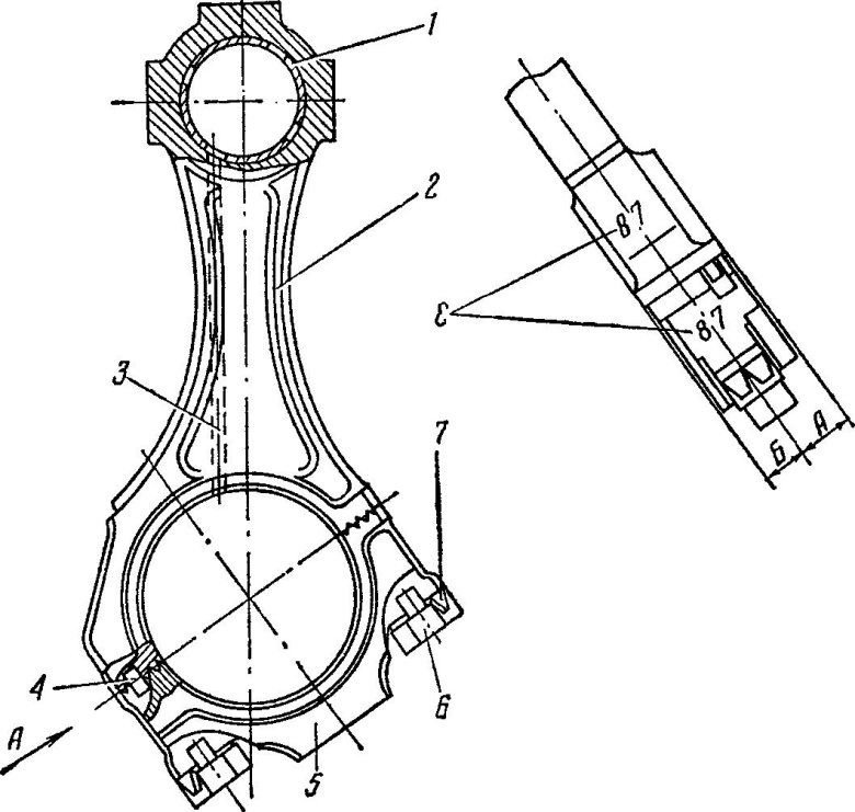 Поршень СМД 60 чертеж